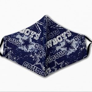 Dallas Cowboys Face Mask Reusable Adjustable